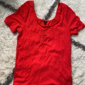 Orange jcrew top